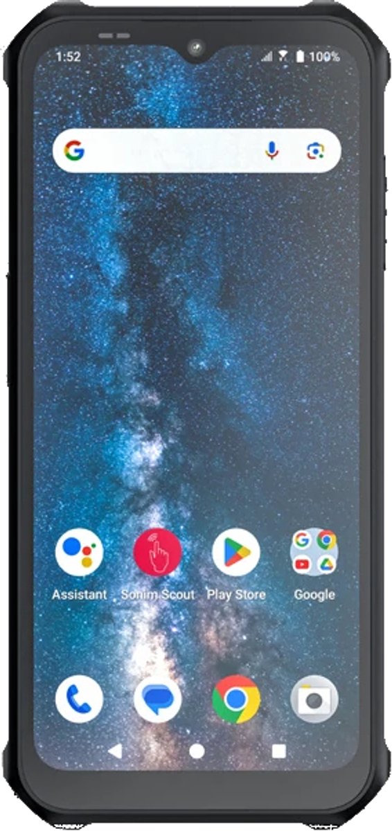 Sonim XP400 - 5G smartphone dual-SIM - RAM 6 GB intern geheugen 128 GB - microSD slot - 6.5" - 720 x 1612 pixels - 2x achtercamera's 50 MP, 5 MP - front camera 8 MP