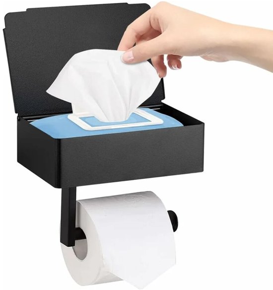Antieke Carving Toiletpapierhouder Met Afdekking, Aan De Muur Gemonteerde Enkele Rollen Messing Zakdoekdispenser Voor Badkamerdecor