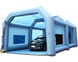 Draagbare Verfspuit tent – 10x6x4m - Airbrush - Spray booth - 950W - Opvouwbare Spuitcabine voor Buitenprojecten