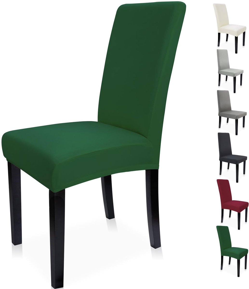 Ibenzoa® Set van 4 Luxe Stretch Stoelhoezen voor Schommelstoelen en Eetkamerstoelen met Hoge Rugleuning