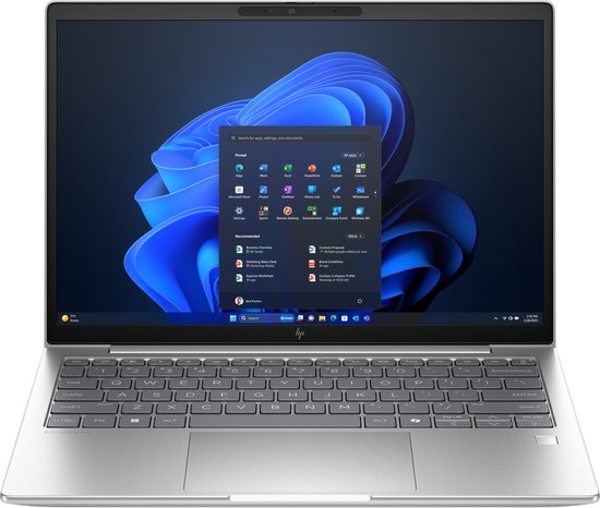 HP EliteBook 6 G1i 13 AI Intel Core Ultra 7 255U Laptop 33,8 cm (13.3") WUXGA 16 GB DDR5-SDRAM 512 GB SSD Wi-Fi 6E (802.11ax) Windows 11 Pro AI PC Zilver - HP - Hoofdafbeelding