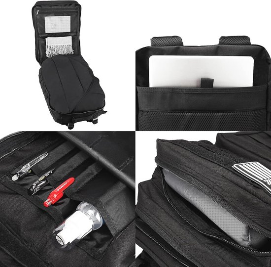 ProCase militaire tactische rugzak, 40L grote capaciteit rugzakken 3