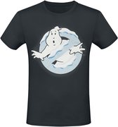 T-shirt noir avec logo SOS Fantômes La Frozen des Neiges, taille M, en Katoen, pour homme - Produits dérivés, films et séries TV