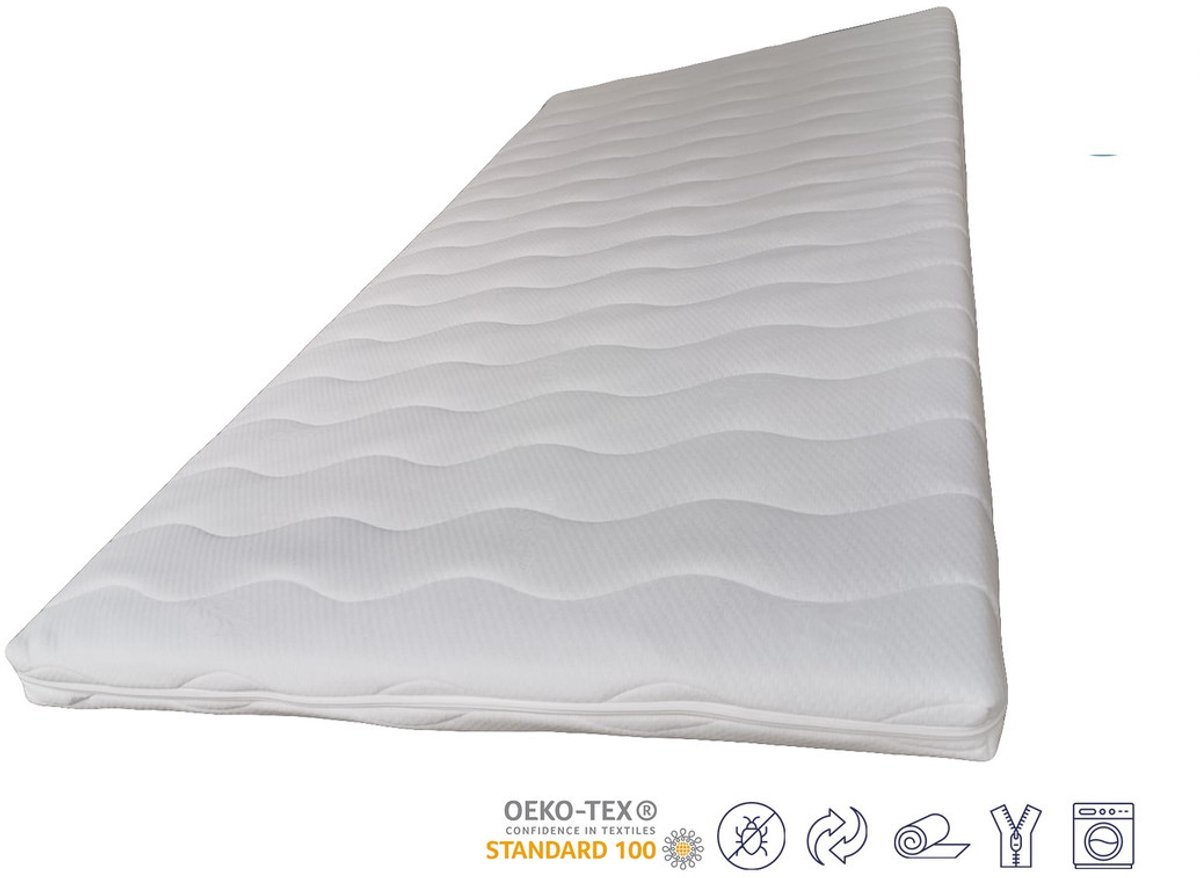 Topdekmatras - Topper - Comfortschuim SG40 - Op Maat - 155x165 - 8 cm
