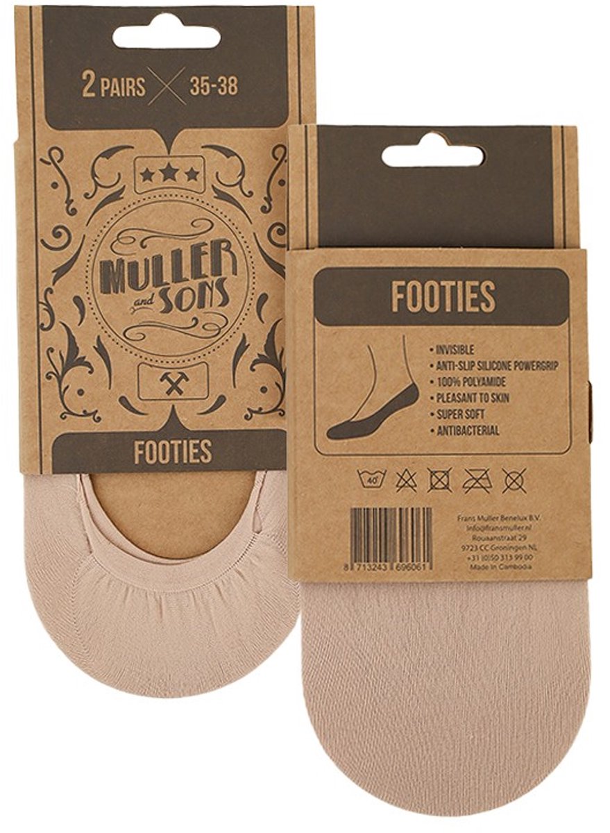 Muller And Sons Since 1853 Footies Beige 35-38