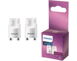 Philips LED TL-buis Starter - 2-pack - Voor TL-buizen met een conventioneel voorschakelapparaat (VSA) - Gebruik alleen bij Philips LED TL-buizen