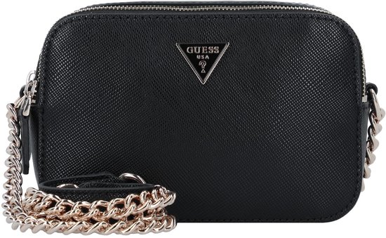 GUESS Sac à épaule bandoulière Noelle II Crossbody Camera Bag Black Noir