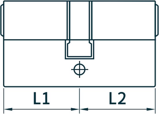 10 pièces - Cylindre de sécurité S2 F6 30/30 SKG 2, cylindre à double profil (cléage différent)