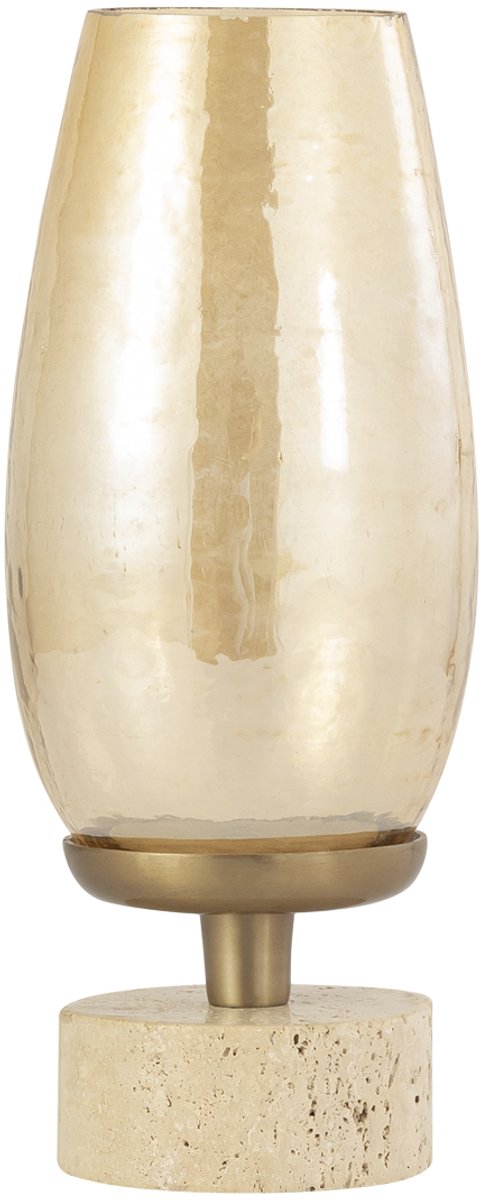 PTMD Windlicht Sajeth - Goud - 12.5x13x33cm