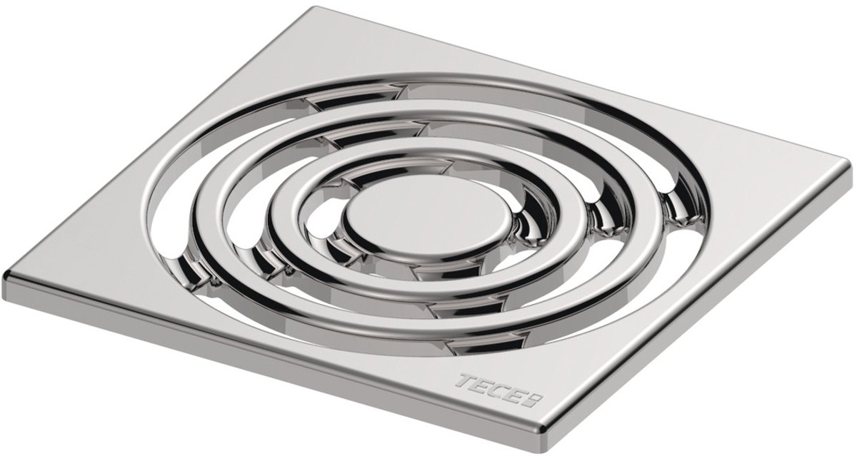 TECEdrainpoint S design rooster, roestvrij staal, 100x100mm, 3665002