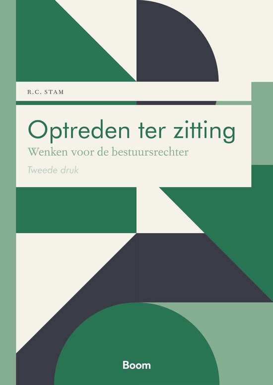 Optreden ter zitting - cover