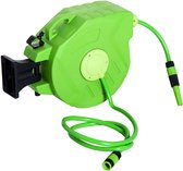 Bol.com 4goodz Wandslangenbox 180 graden Draaibare Slanghaspel 15 mtr - Automatische oprol aanbieding