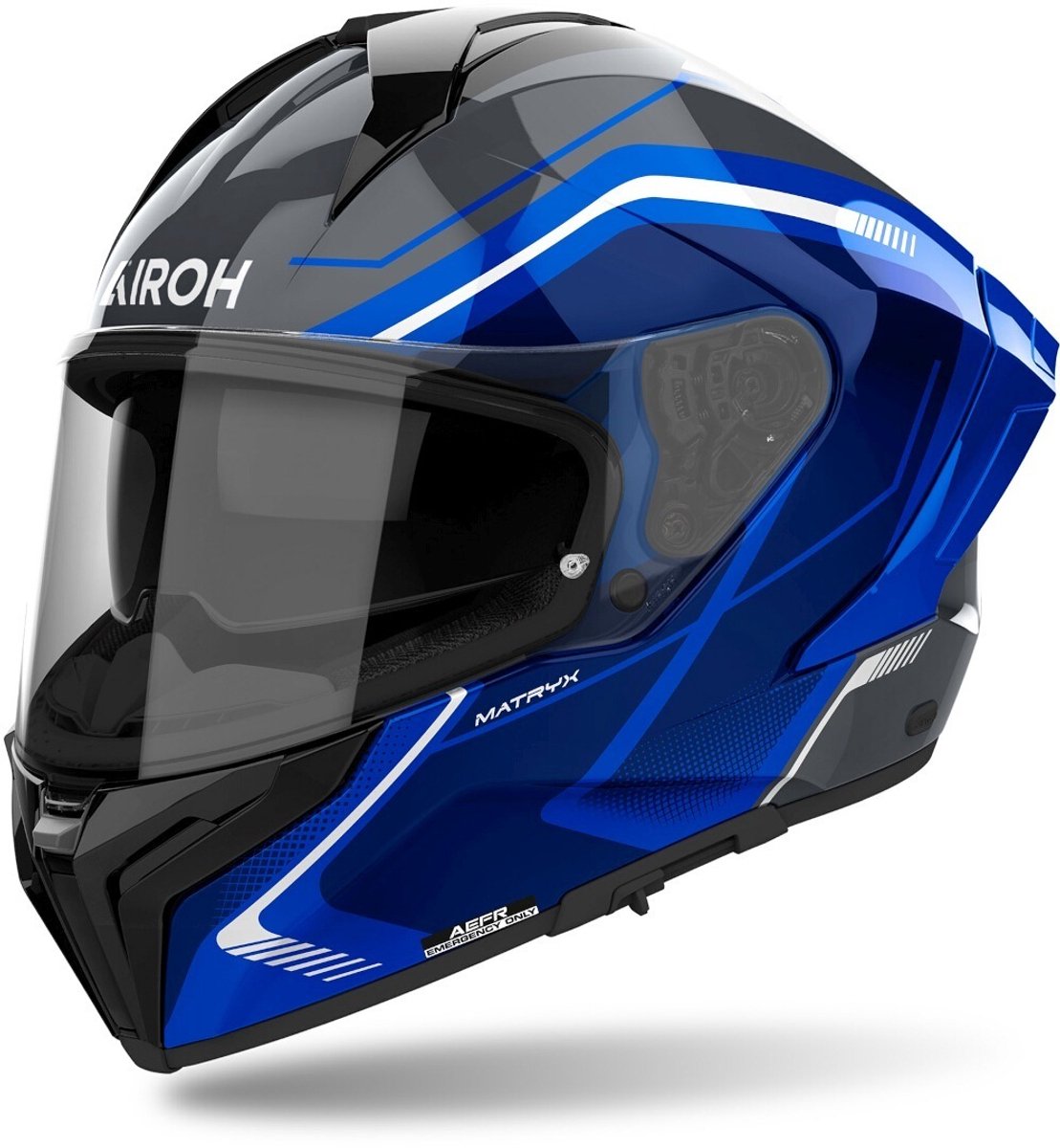 Airoh Matryx Wide Blauw Gloss Integraalhelm - Helm