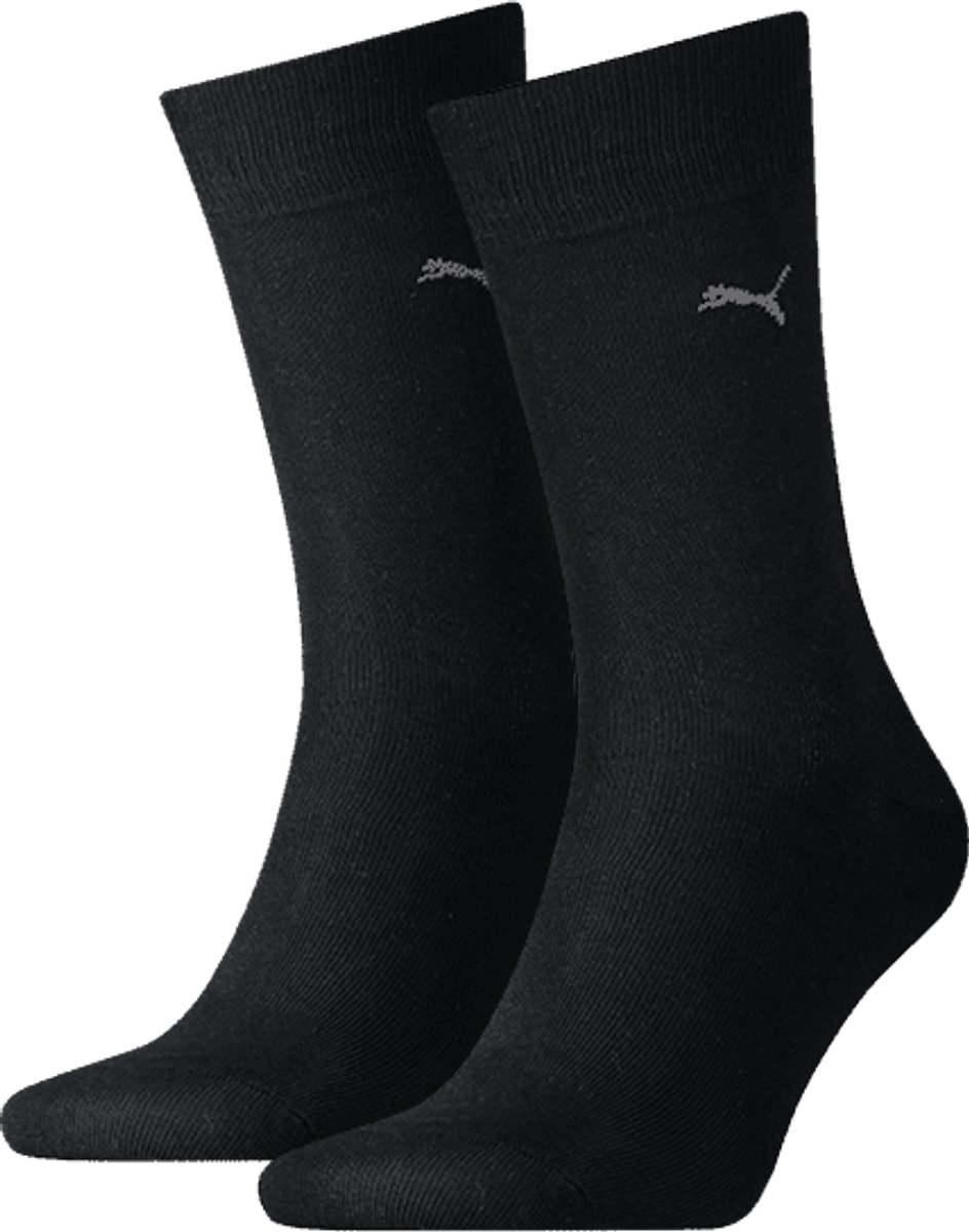 PUMA Classic Sok Heren Sok 2 pack Zwart