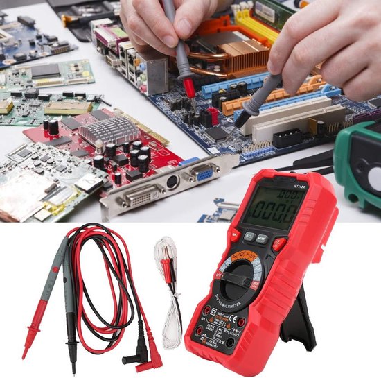 Multimeter DC/AC Spanningstest - 6000 Count Digitale Multi-Tester ...