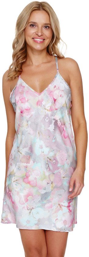 Chemise de nuit Doctor Nap en viscose à bretelles fines Bracelets femme Malaga TM.7253 40 / L