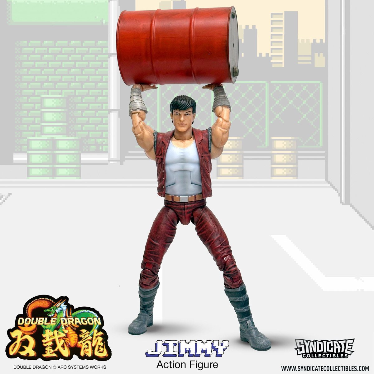 Double Dragon Deluxe Action Figure 1/12 Jimmy 18 cm - Syndicate Collection