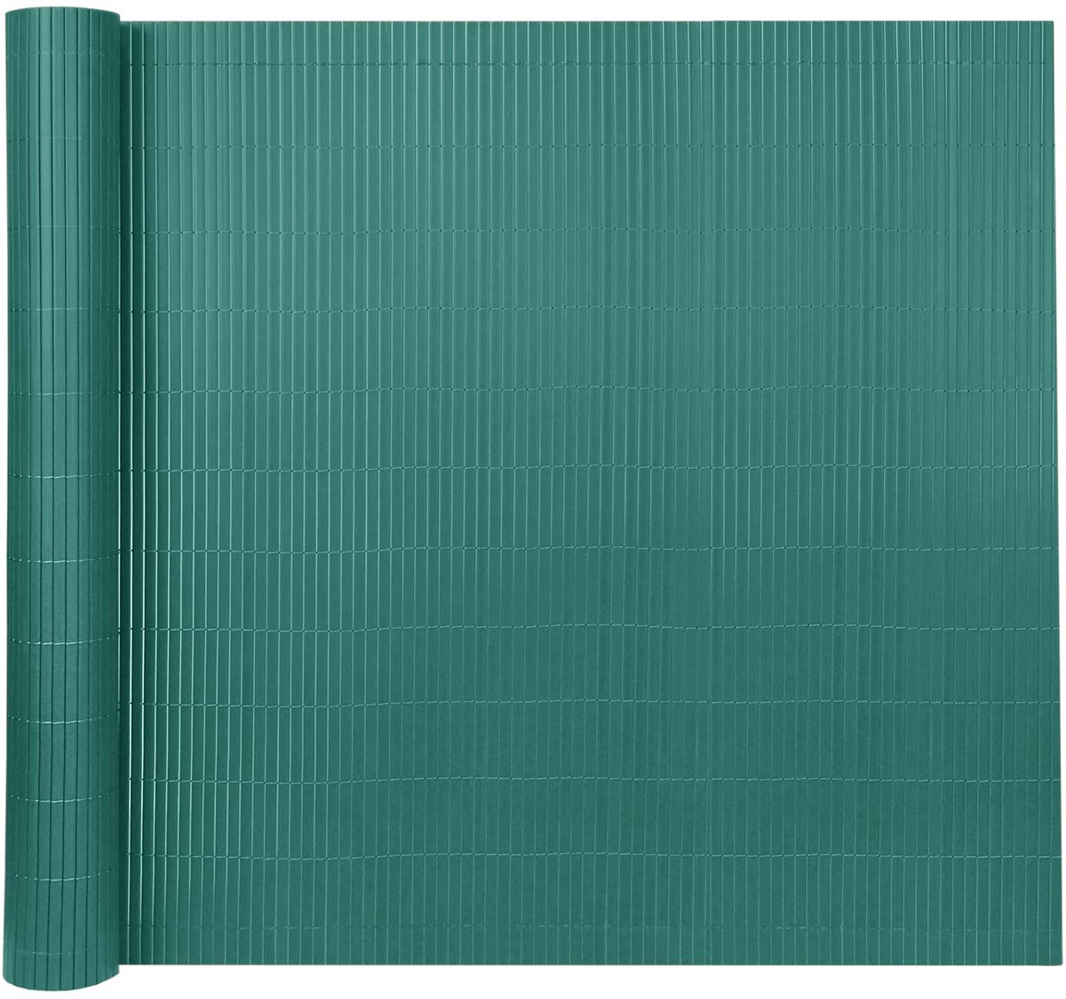 NAIZY PVC Zichtbeschermmat 200x500cm Balkon Zichtbescherming Hek Met Kabelbinders Zichtbescherming Hek Balkonzichtbescherming Windscherm Waterdicht Zonder Booren Voor Tuin Terras, Groen