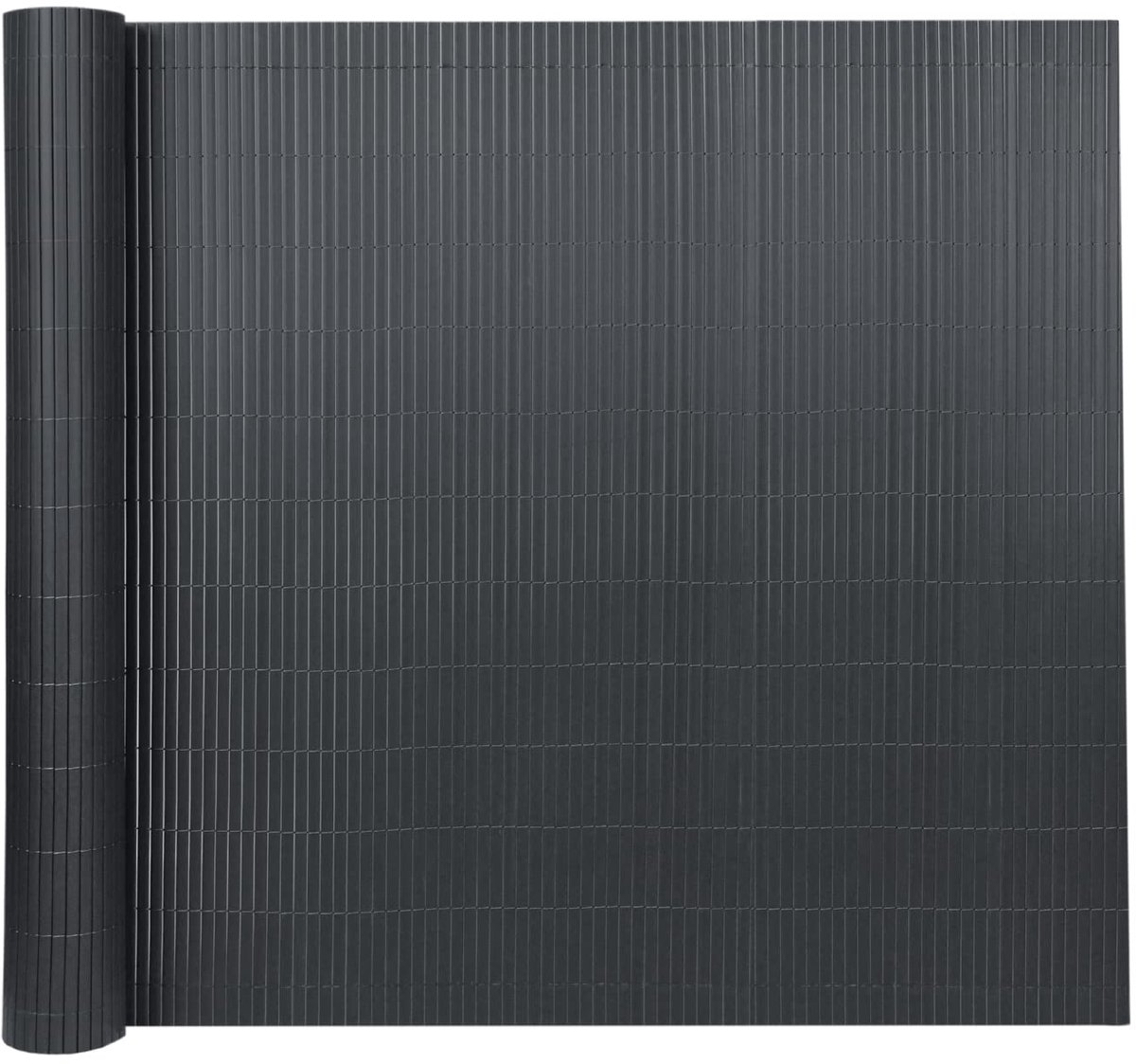 NAIZY PVC Zichtbeschermmat 180x300cm Balkon Zichtbescherming Hek Met Kabelbinders Zichtbescherming Hek Balkonzichtbescherming Windscherm Waterdicht Zonder Booren Voor Tuin Terras, Anthraciet