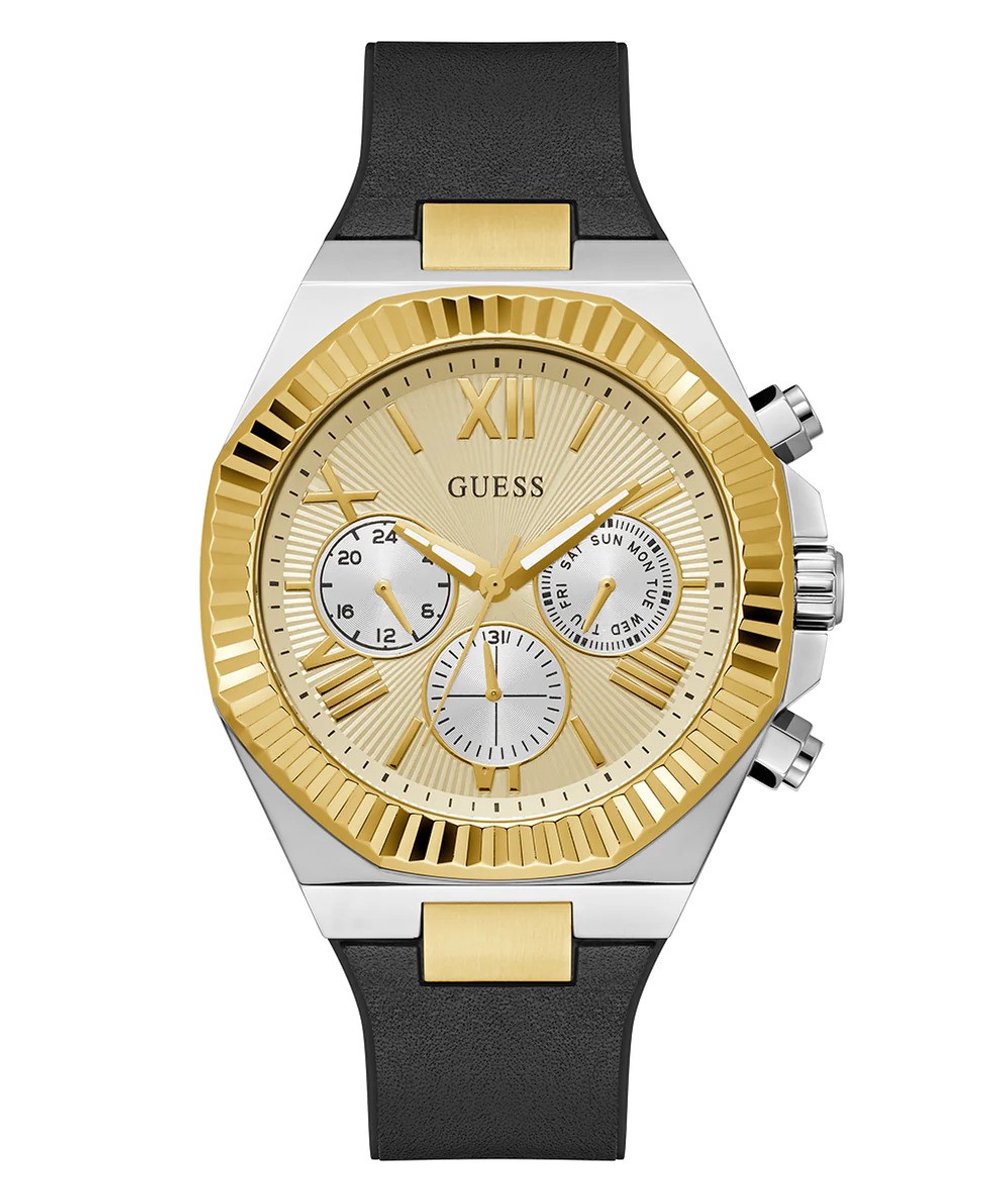 Guess Equity GW0791G1 Horloge - Overig - Zwart - Ø 44 mm