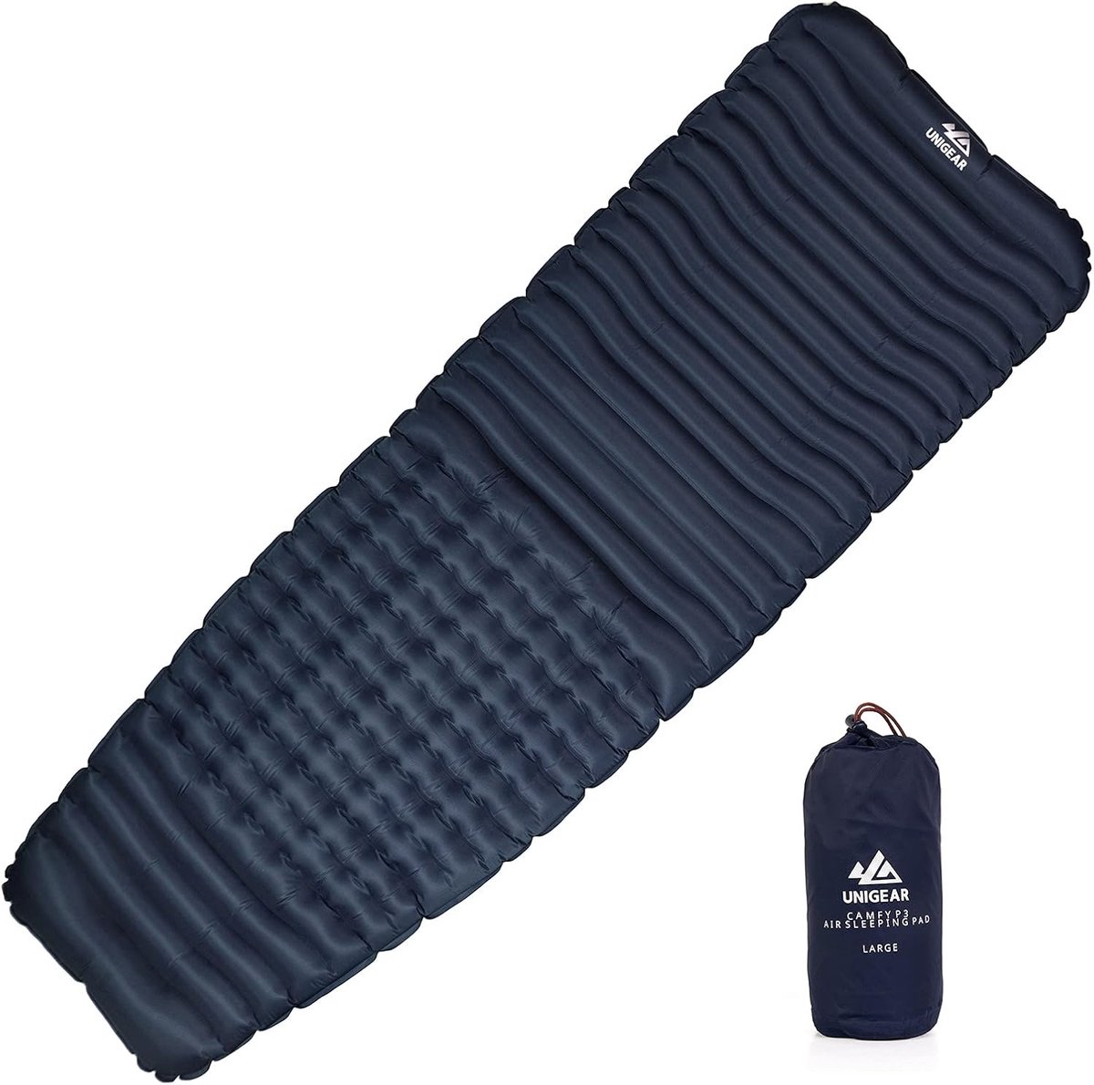 Opblaasbaar Campingmatras - Ultralicht, Waterdicht en Antislip voor Buiten Gebruik