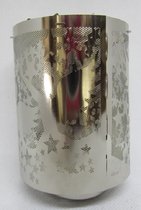 Draaimolentje kerst waxinelichthouder 10 x 7 cm Ø