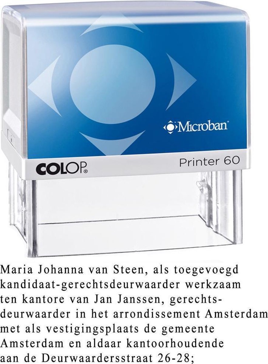Colop Printer 60 Deurwaarder - Stempels - Stempels volwassenen - Gratis verzending