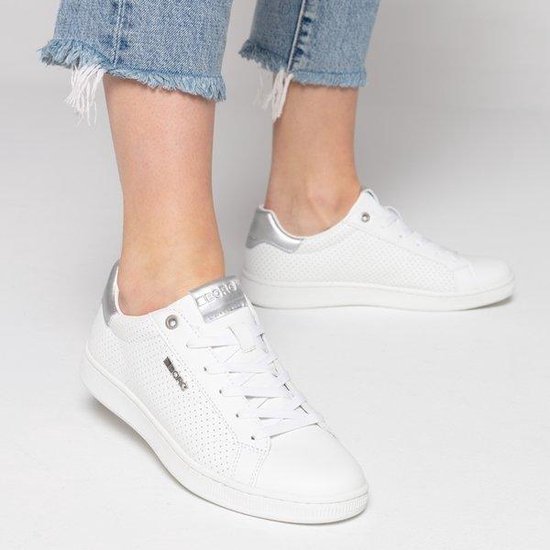 Björn Borg Dames Sneakers - Wit/Zilver - Maat 39 | Bestel nu!