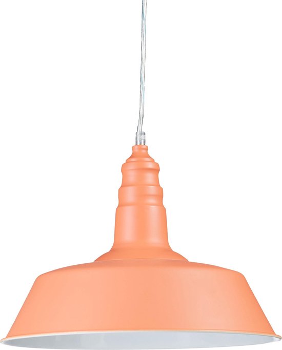hoogte volwassen wetenschappelijk relaxdays - hanglamp industrieel - plafondlamp - kleurrijk ontwerp - hang lamp  Oranje | bol.com