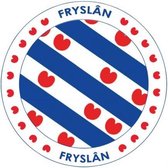 Friesland versiering onderzetters/bierviltjes - 75 stuks - Friesland thema feestartikelen