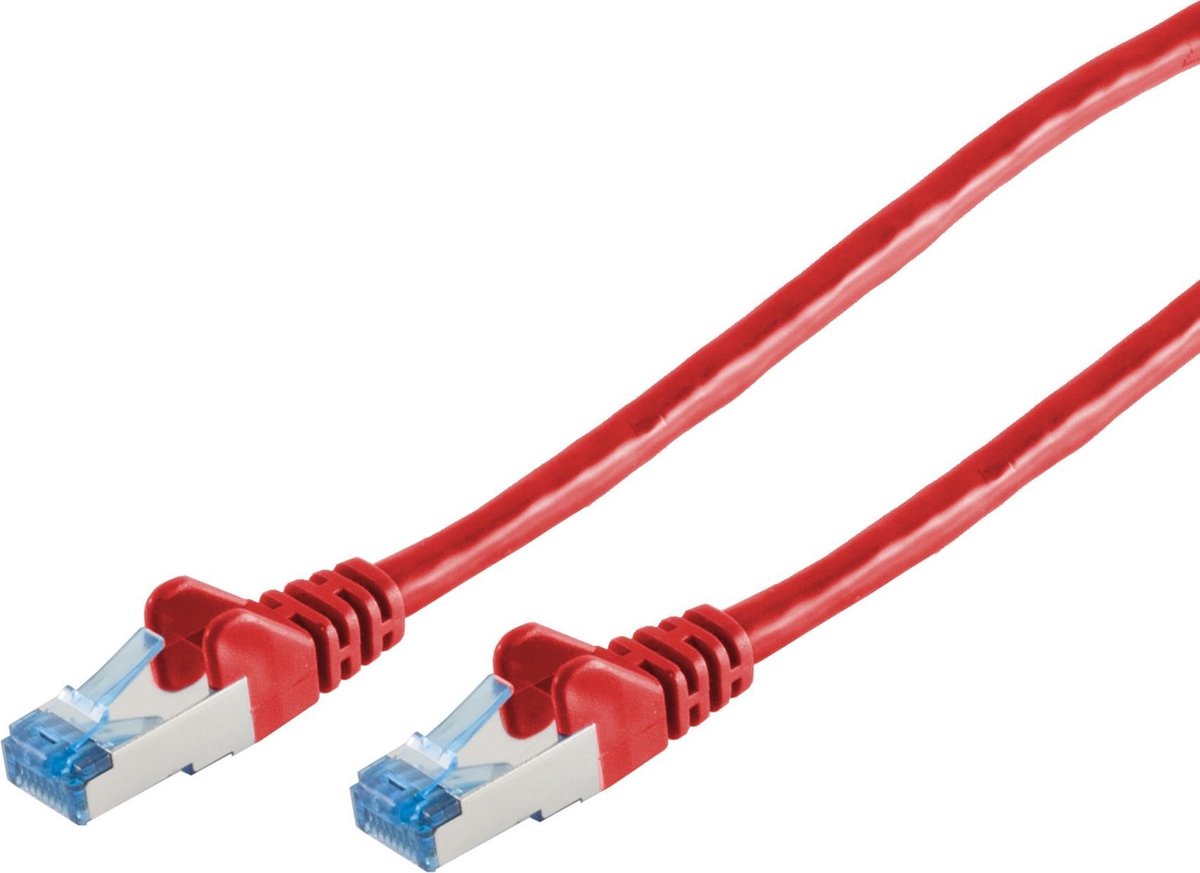 S/CONN 75726-R Patchkabel CAT6A S/FTP PIMF, 20m rot netwerkkabel Rood S/FTP (S-STP)