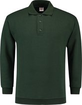 Tricorp Polo Sweater Boord  301005 Flessengroen  - Maat L