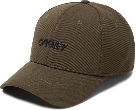 Oakley 6 Panel Stretch Metallic Hat New Dark Brush S/m