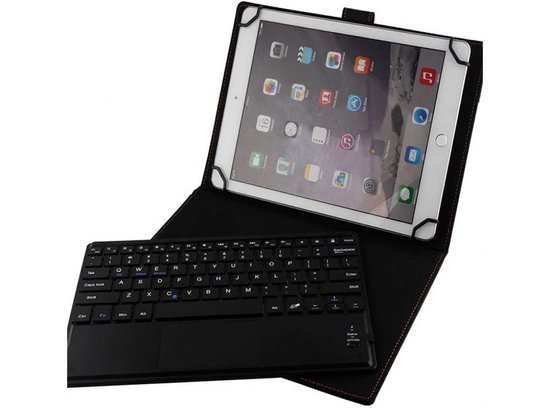 10 Inch Bluetooth Keyboard Case, Toetsenbord Deluxe Universeel, Zwart, merk i12Cover 10 Inch Bluetooth Keyboard Case, Toetsenbord Deluxe Universeel, Zwart, merk i12Cover