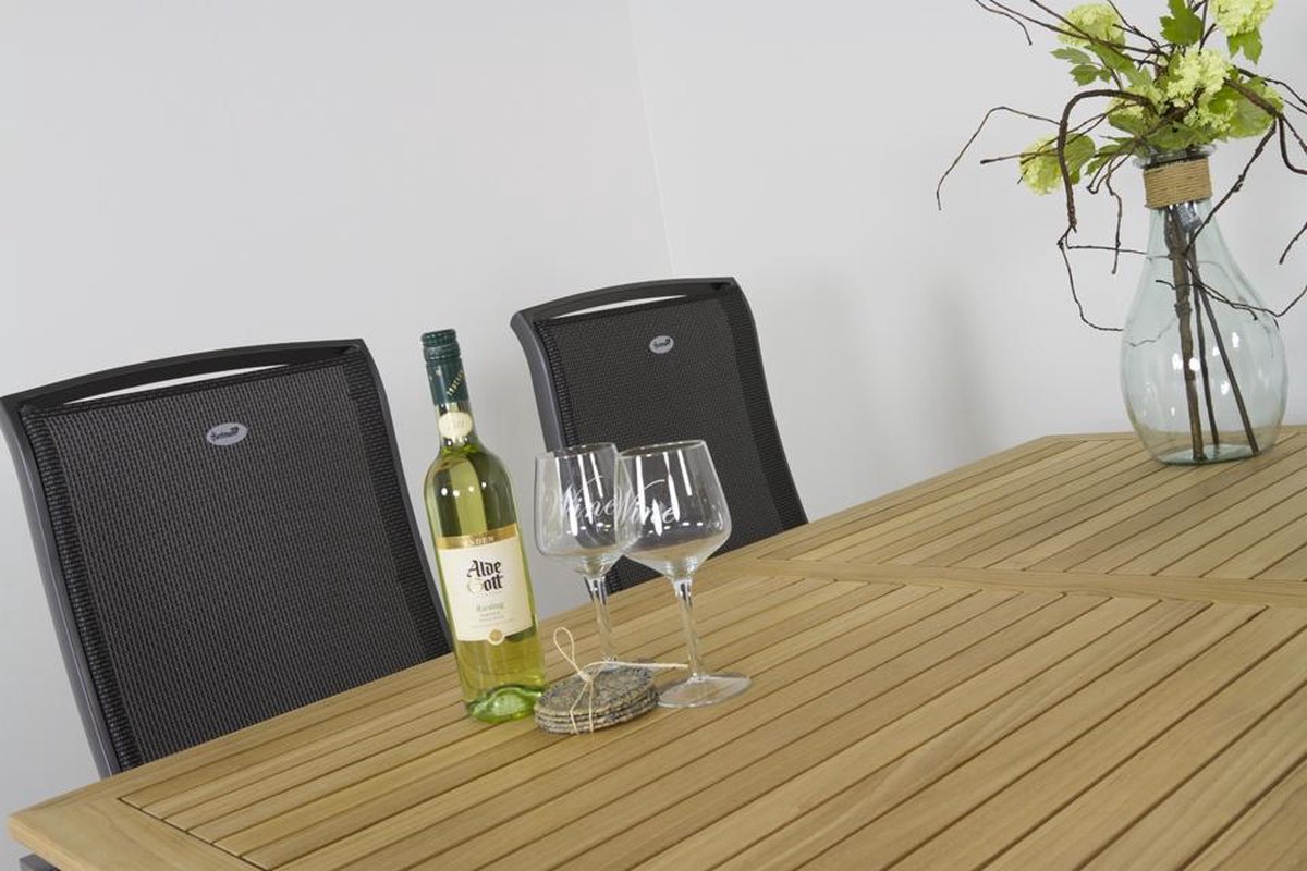 Hartman Da Vinci chaise réglable - accoudoirs en teck