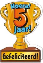 Trofee kaart - 5 jaar