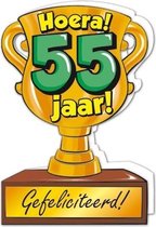 Trofee kaart - 55 jaar