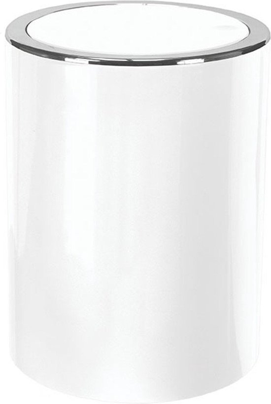 Kleine Wolke - Afvalemmer Clap Mini - Wit - 1.5 Liter | bol.com