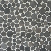 Progetto Coinstone mozaiek 29,4x29,4 cm prijs is per vel, donker grijs