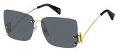 Marc Jacobs Zonnebril Dames Randloos Zwart/goud