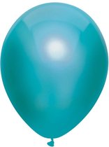Haza Original Ballonnen Metallic Turquoise 30 Cm 100 Stuks