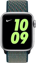 Apple MXN22ZM/A smartwatch-accessoire Band Karmijnrood, Groen Nylon