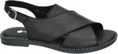 Remonte -Dames -  zwart - sandalen - maat 39
