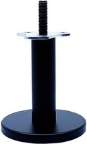 Ronde zwarte design meubelpoot 10 cm (M10)