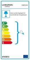 LOBERON Hanglamp Caupenne helder