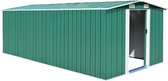 Tuinschuur 257x497x178 cm metaal groen