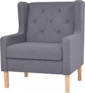 Fauteuil stof grijs
