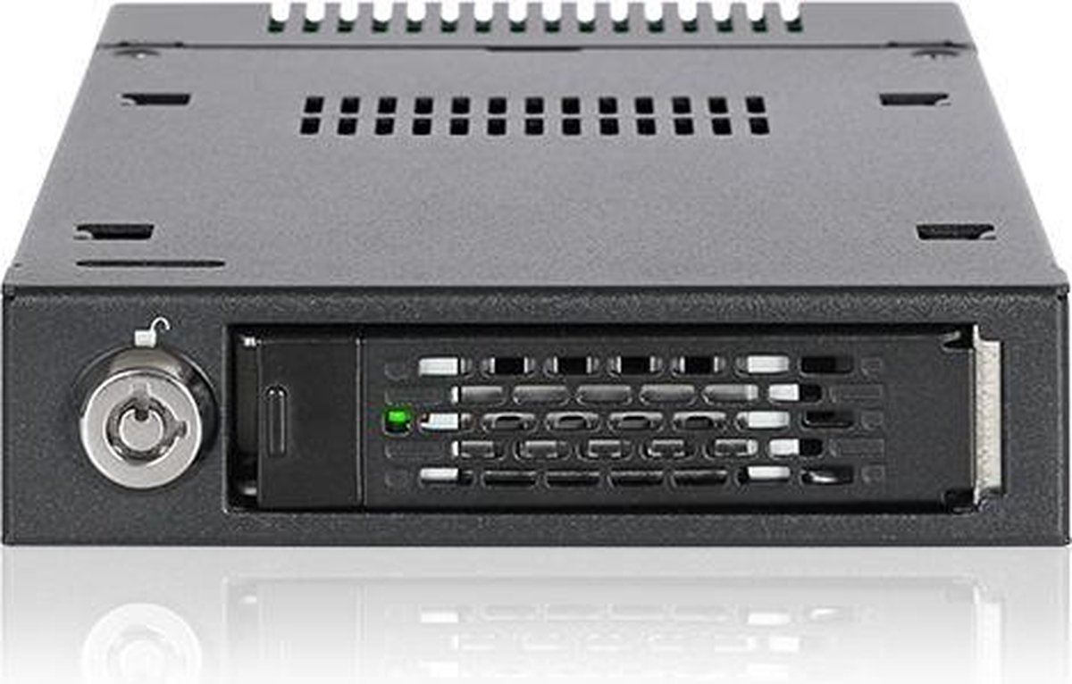 ICY Dock ToughArmor MB601M2K-1B - Mobiles Speicher-Rack mit Kühlkörper - M.2 - M.2 NVMe Card - U.2 - Schwarz (MB601M2K-1B)