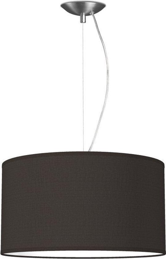 Home Sweet Home hanglamp Bling - verlichtingspendel Deluxe inclusief lampenkap - lampenkap 40/40/22cm - pendel lengte 100 cm - geschikt voor E27 LED lamp - zwart