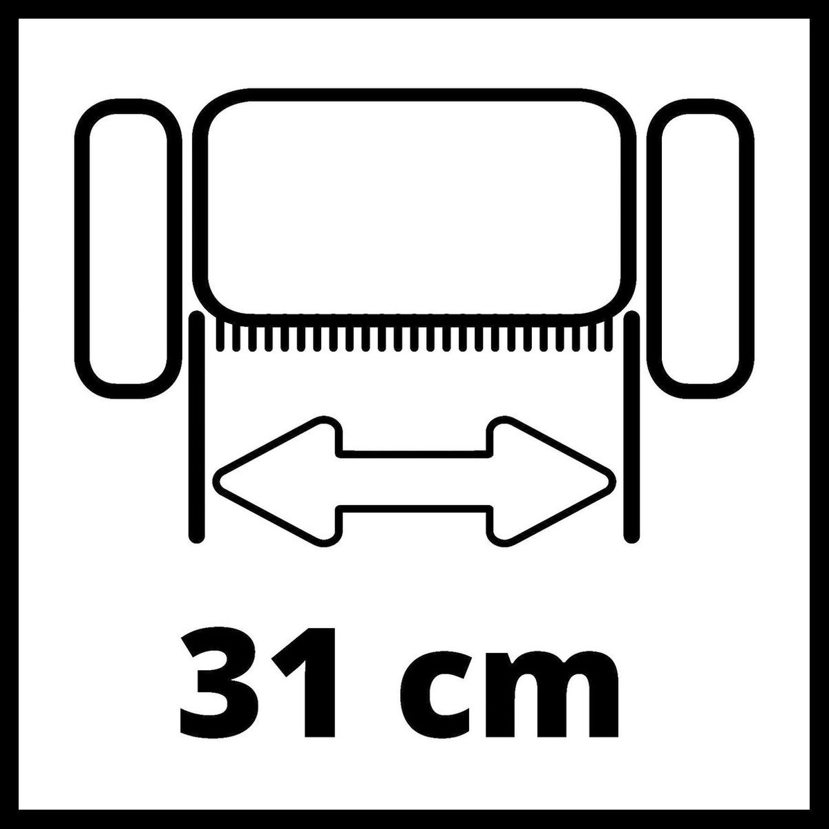 Einhell Elektrische Verticuteerder/Beluchter GC-SA 1231/1 - 1200 W